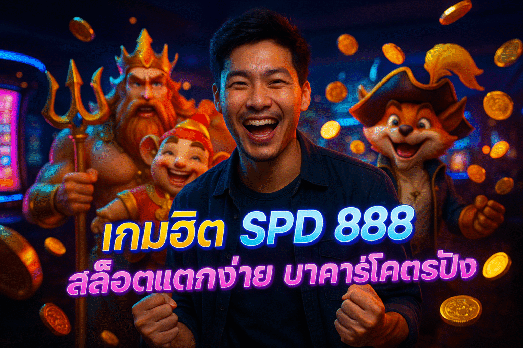 เกมฮิต SPD 888 สล็อตแตกง่าย บาคาร่าโคตรปัง