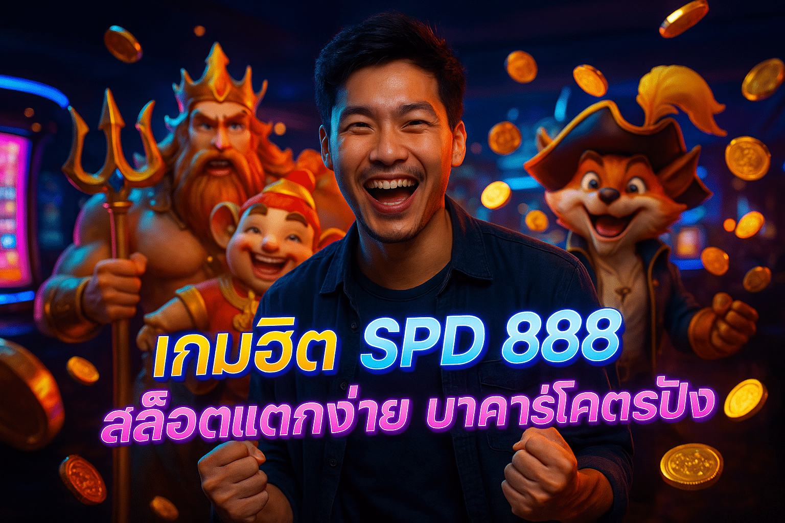 เกมฮิต SPD 888 สล็อตแตกง่าย บาคาร่าโคตรปัง