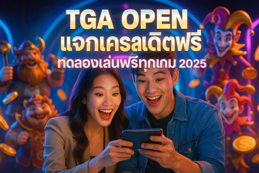 GA OPEN แจกเครดิตฟรี ทดลองเล่นฟรีทุกเกม 2025
