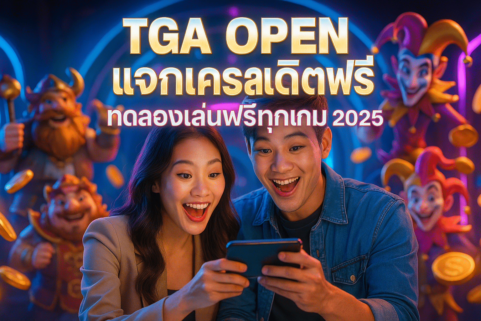 GA OPEN แจกเครดิตฟรี ทดลองเล่นฟรีทุกเกม 2025