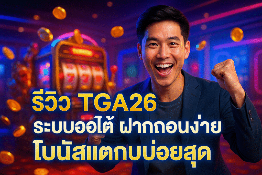 รีวิว TGA26 ระบบออโต้ ฝากถอนง่าย โบนัสแตกบ่อยสุด